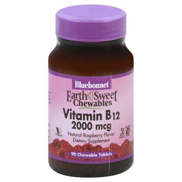 slide 1 of 1, Bluebonnet Nutrition Chewable Vitamin B12, 90 ct