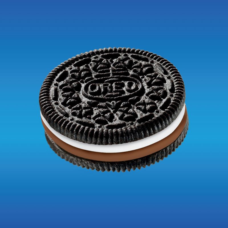 slide 3 of 11, OREO Hot Cocoa Creme Chocolate Sandwich Cookies, Limited Edition, Holiday Cookies, 12.2 oz, 12.2 oz