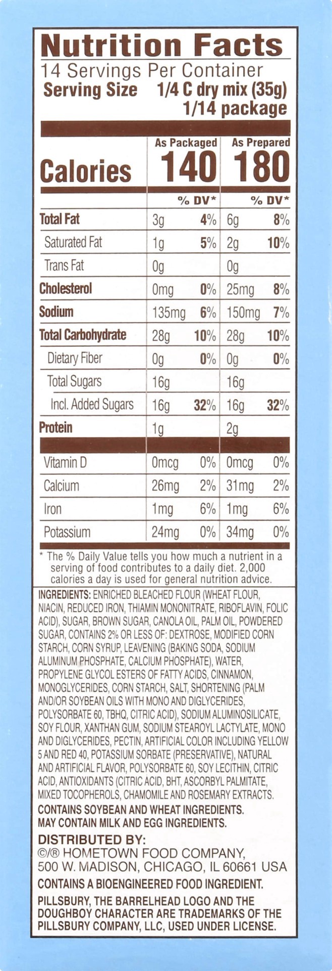 slide 28 of 29, Pillsbury Quick Bread & Muffin Mix, Cinnamon Swirl, 17.4 oz