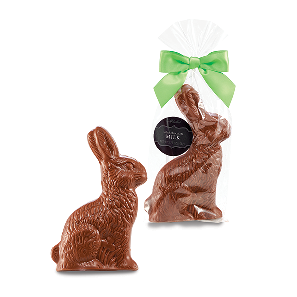 slide 1 of 1, Abdallah Candies Easter Milk Chocolate Rabbit, 4.25 oz