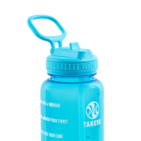 slide 6 of 8, Takeya Tritan Motivational Water Bottle, 32 Oz, Breezy Blue, 1 ct