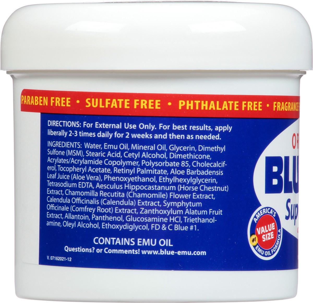 slide 7 of 12, Blue-Emu Original Super Strength Topical Cream, 12 oz