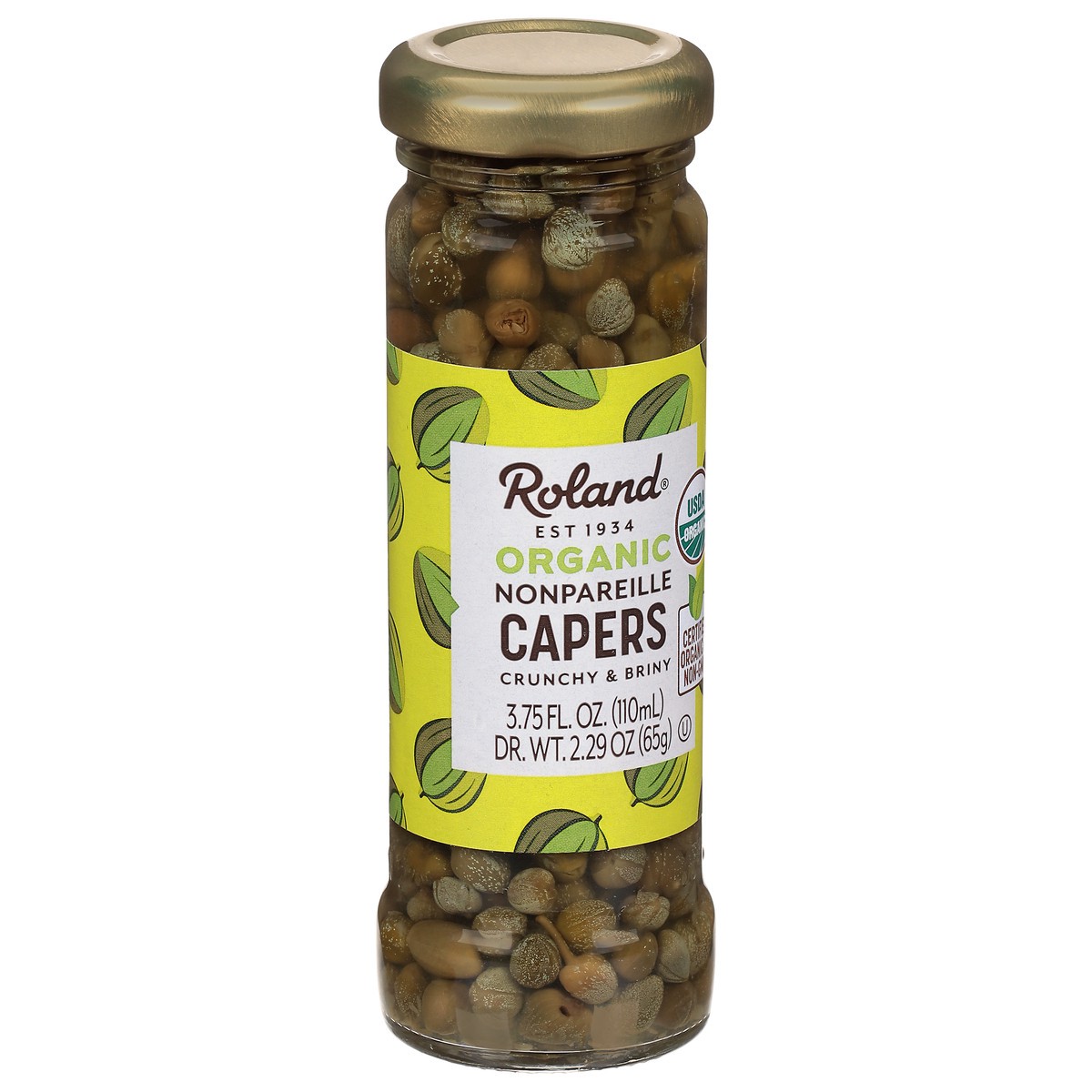 slide 9 of 9, Roland Organic Nonpareil Capers, 3.75 oz