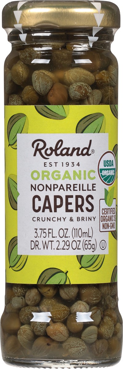 slide 5 of 9, Roland Organic Nonpareil Capers, 3.75 oz