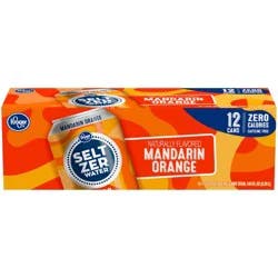 KrogerMandarin Orange Seltzer Water - 12 ct; 12 fl oz