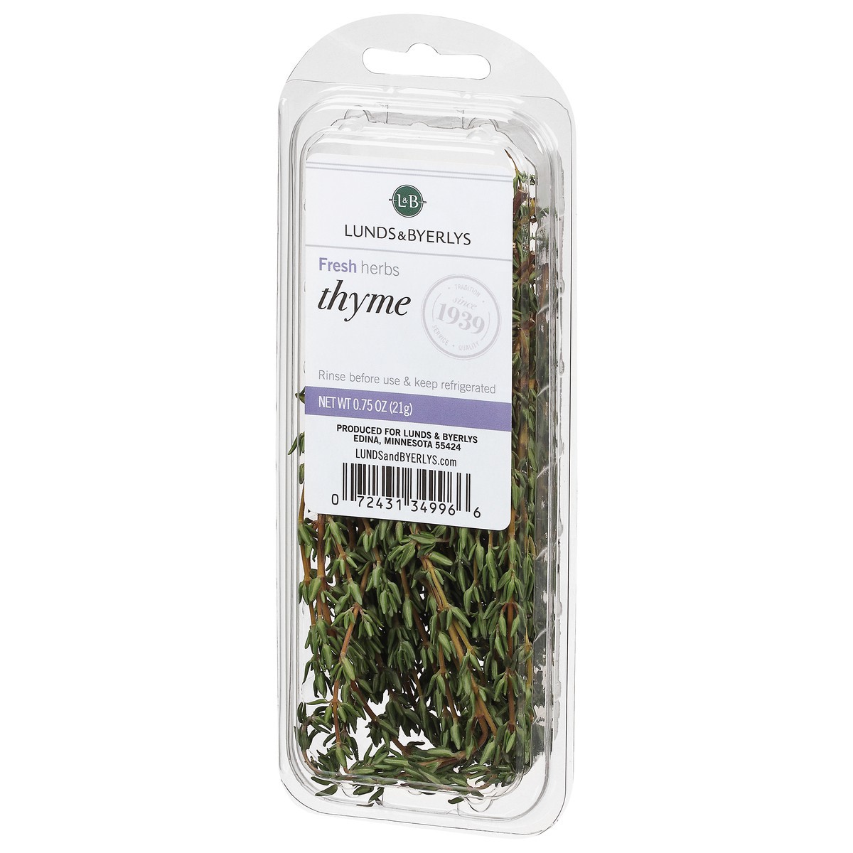 slide 6 of 9, L&B Lunds & Byerlys Fresh Herbs Thyme 0.75 oz, 0.75 oz