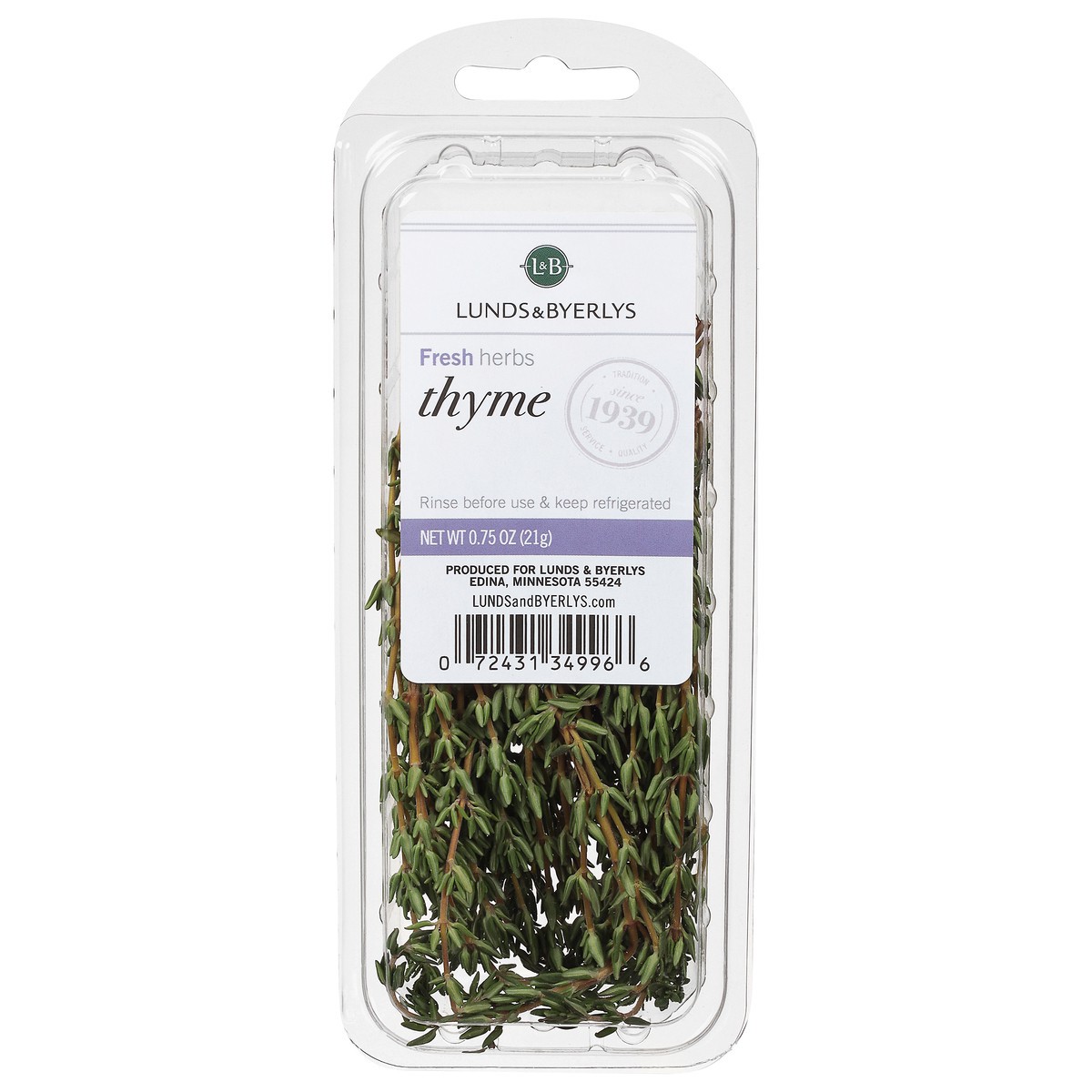 slide 7 of 9, L&B Lunds & Byerlys Fresh Herbs Thyme 0.75 oz, 0.75 oz