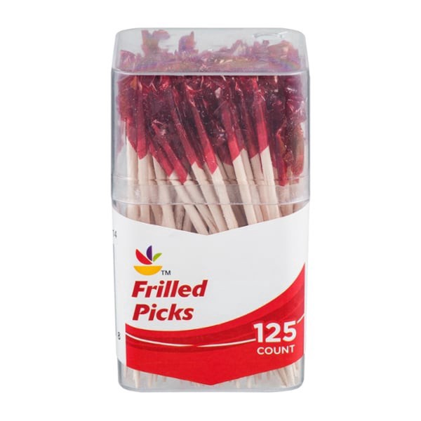 slide 1 of 1, Giant Frilled Picks, 125 ct