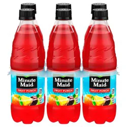 Minute Maid Fruit Punch Bottles, 16.9 fl oz, 6 Pack