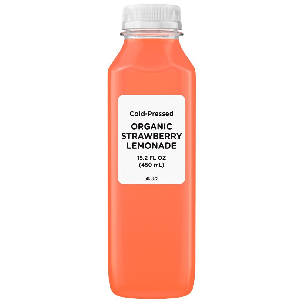 slide 1 of 2, Evolution Fresh Fresh Organic Strawberry Lemonade White Label - 15.2 fl oz, 15.2 fl oz