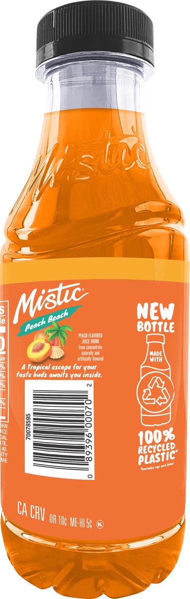 slide 7 of 9, Mistic Peach Beach, 15.9 fl oz plastic bottle, 15.9 fl oz