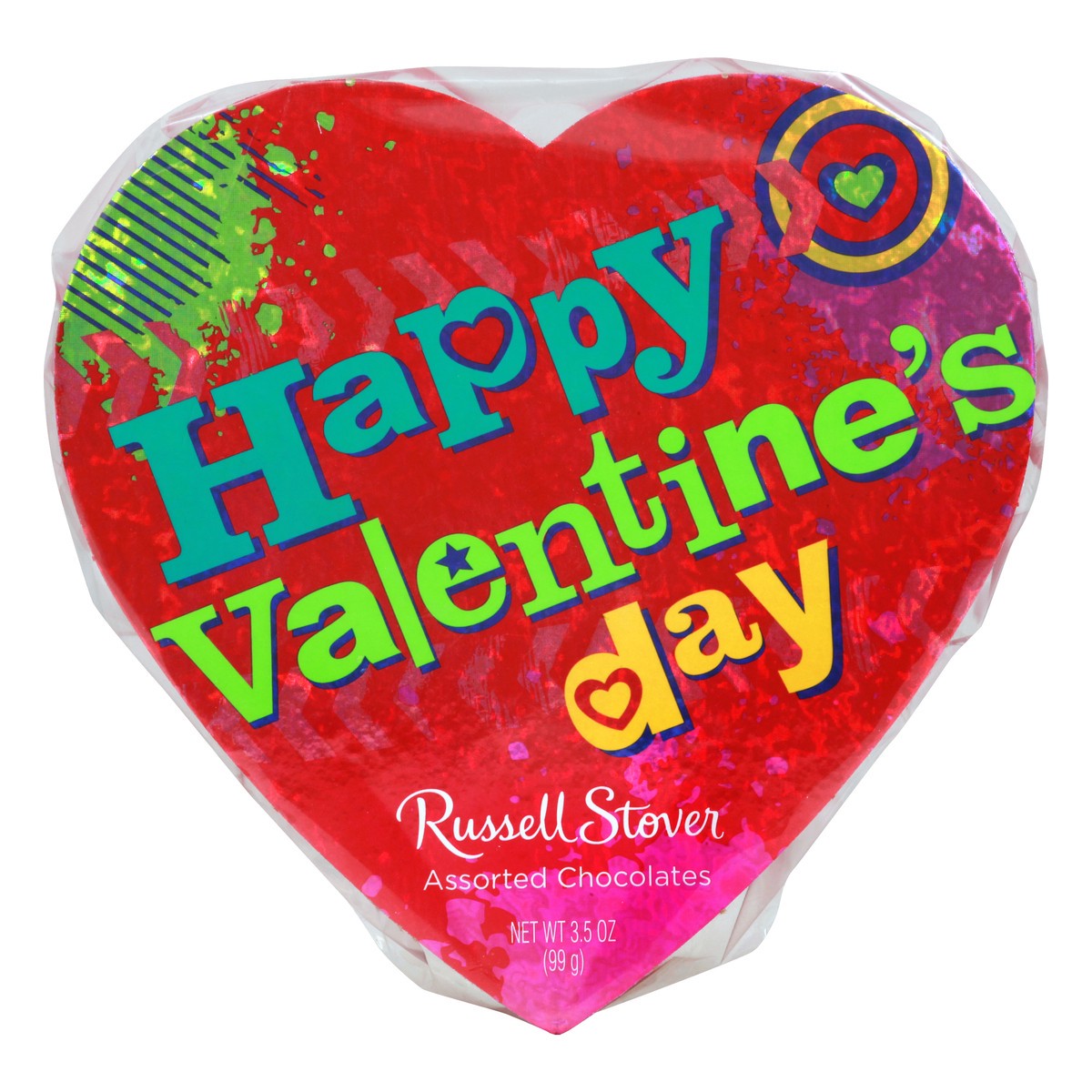 slide 8 of 8, Russell Stover Happy Valentine's Day Assorted Chocolates 3.5 oz, 3.5 oz