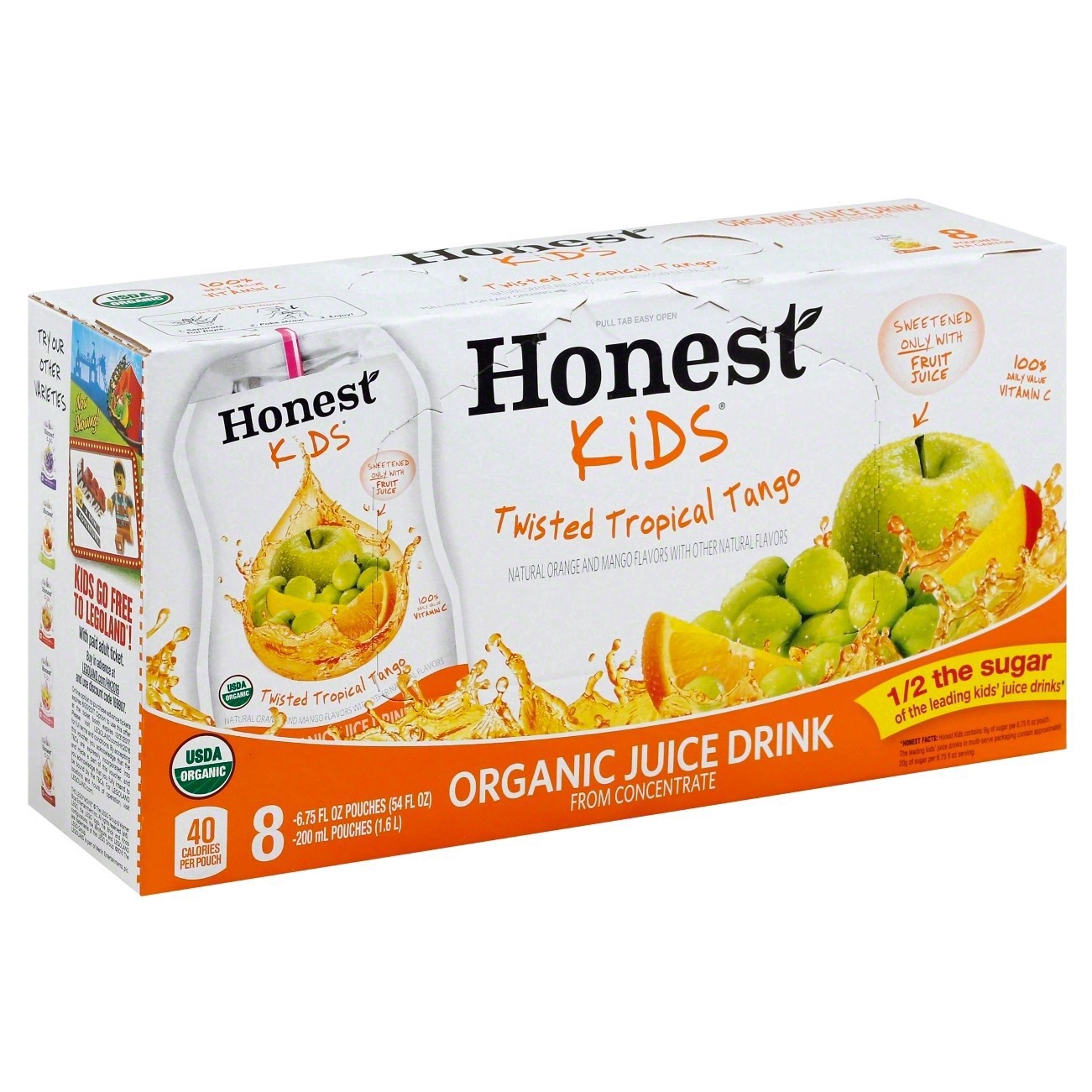 slide 2 of 11, Honest Kids Twisted Tropical Tango Organic Fruit Juice, 6.75 fl oz, 8 Pack, 8 ct; 6.75 oz