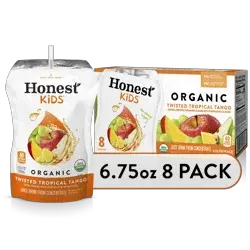 Honest Kids Twisted Tropical Tango Organic Fruit Juice, 6.75 fl oz, 8 Pack