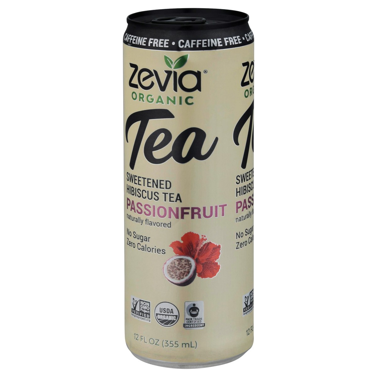 slide 7 of 9, Zevia Sweetened Passionfruit Hibiscus Tea - 12 fl oz, 12 fl oz