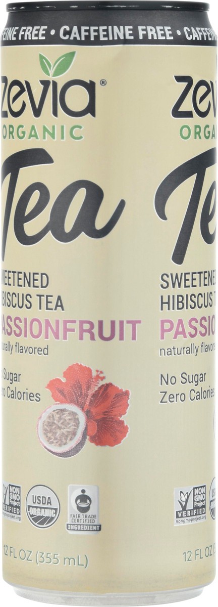 slide 8 of 9, Zevia Sweetened Passionfruit Hibiscus Tea - 12 fl oz, 12 fl oz