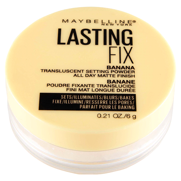 slide 1 of 1, Maybelline Lasting Fix Banana Powder, Loose Setting Powder Makeup Banana, 1 ct