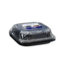 Sabert 16 inch Plastic Square Tray With Lid