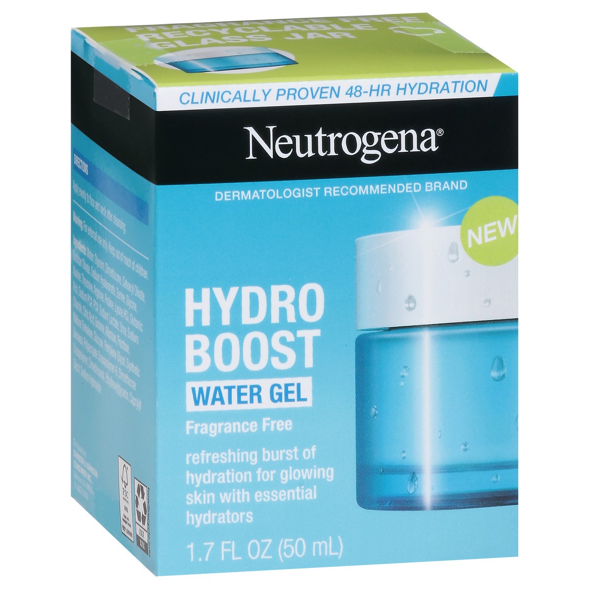 slide 4 of 10, Neutrogena Hydro Boost Hyaluronic Acid Gel Cream, 1.7 fl. oz, 1.7 oz