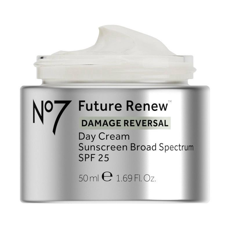 slide 5 of 8, No7 Future Renew Damage Reversal Sunscreen Broad Spectrum SPF 25 Day Cream 1.69 fl oz, 1.69 fl oz