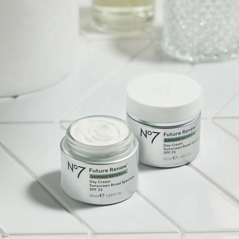 slide 6 of 8, No7 Future Renew Damage Reversal Sunscreen Broad Spectrum SPF 25 Day Cream 1.69 fl oz, 1.69 fl oz