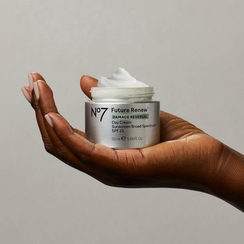 slide 4 of 8, No7 Future Renew Damage Reversal Sunscreen Broad Spectrum SPF 25 Day Cream 1.69 fl oz, 1.69 fl oz