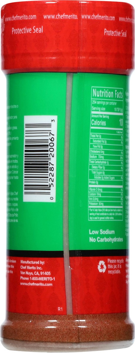 slide 8 of 14, Chef Merito Hot Picoso Red Fajitas Seasoning 4.5 oz, 4.5 oz