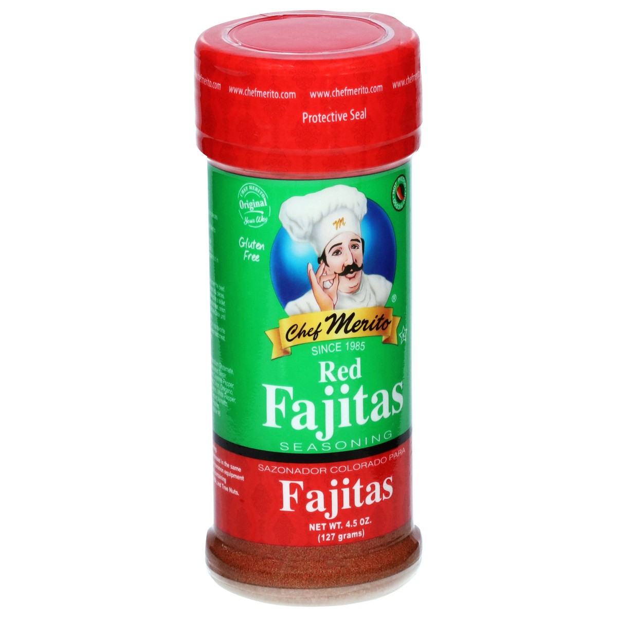 slide 5 of 14, Chef Merito Hot Picoso Red Fajitas Seasoning 4.5 oz, 4.5 oz