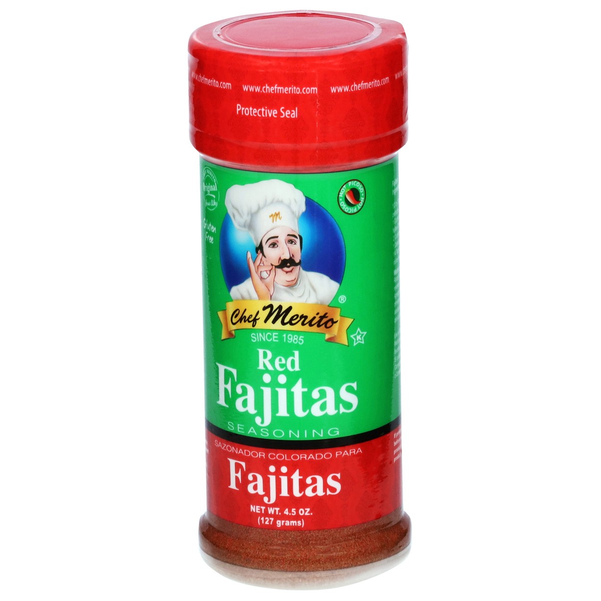 slide 6 of 14, Chef Merito Hot Picoso Red Fajitas Seasoning 4.5 oz, 4.5 oz