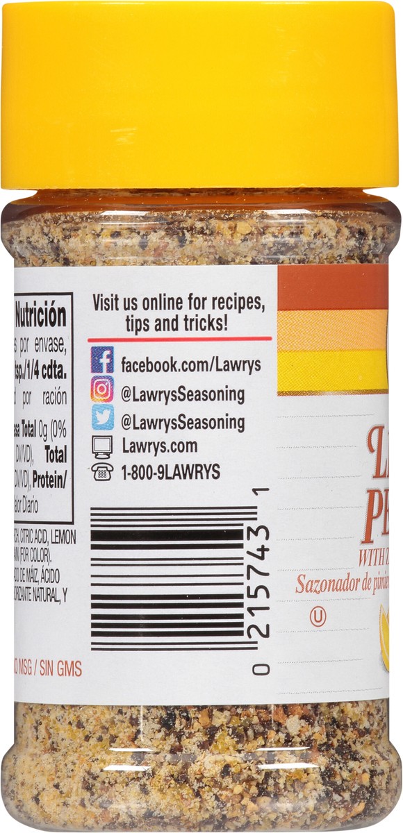 Lawry's, Lemon Pepper Seasoning, 19 oz. (6 Count) - RocketDSD