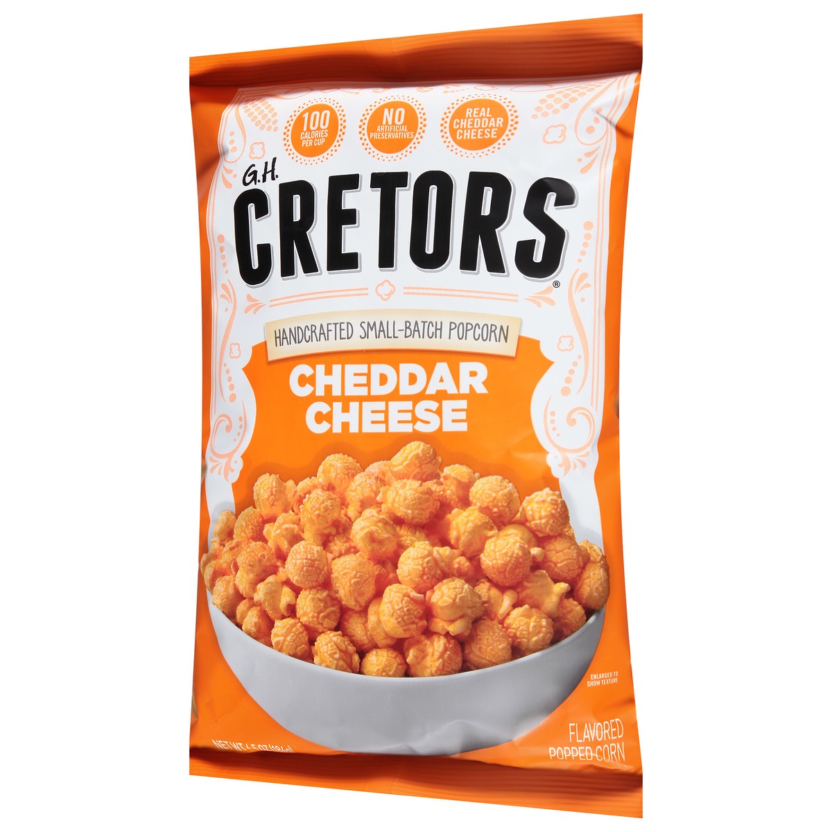 slide 9 of 9, GH Cretors Cretors Cheddar Cheese Flavored Popped Corn 6.5 oz, 6.5 oz