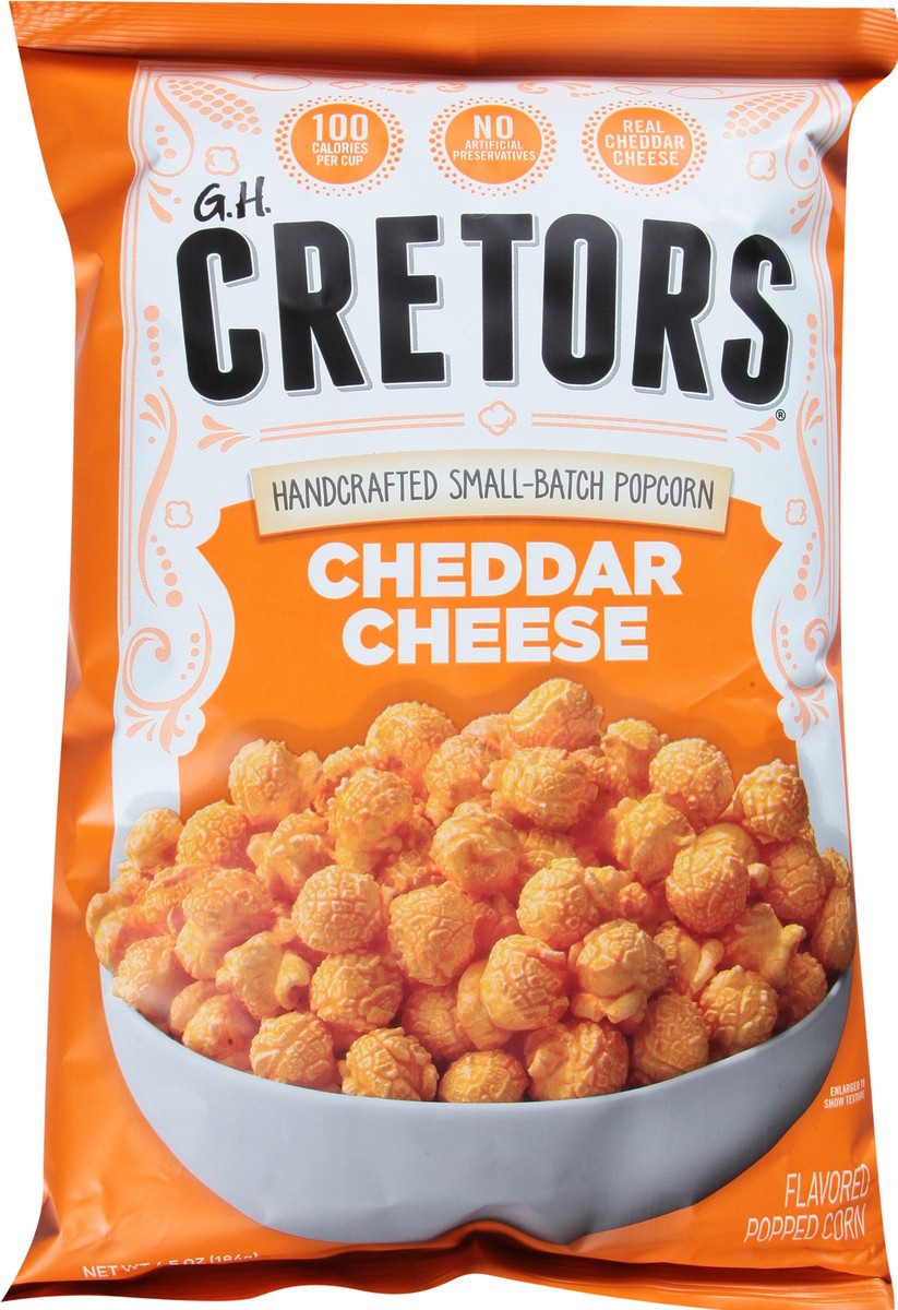 slide 6 of 9, GH Cretors Cretors Cheddar Cheese Flavored Popped Corn 6.5 oz, 6.5 oz