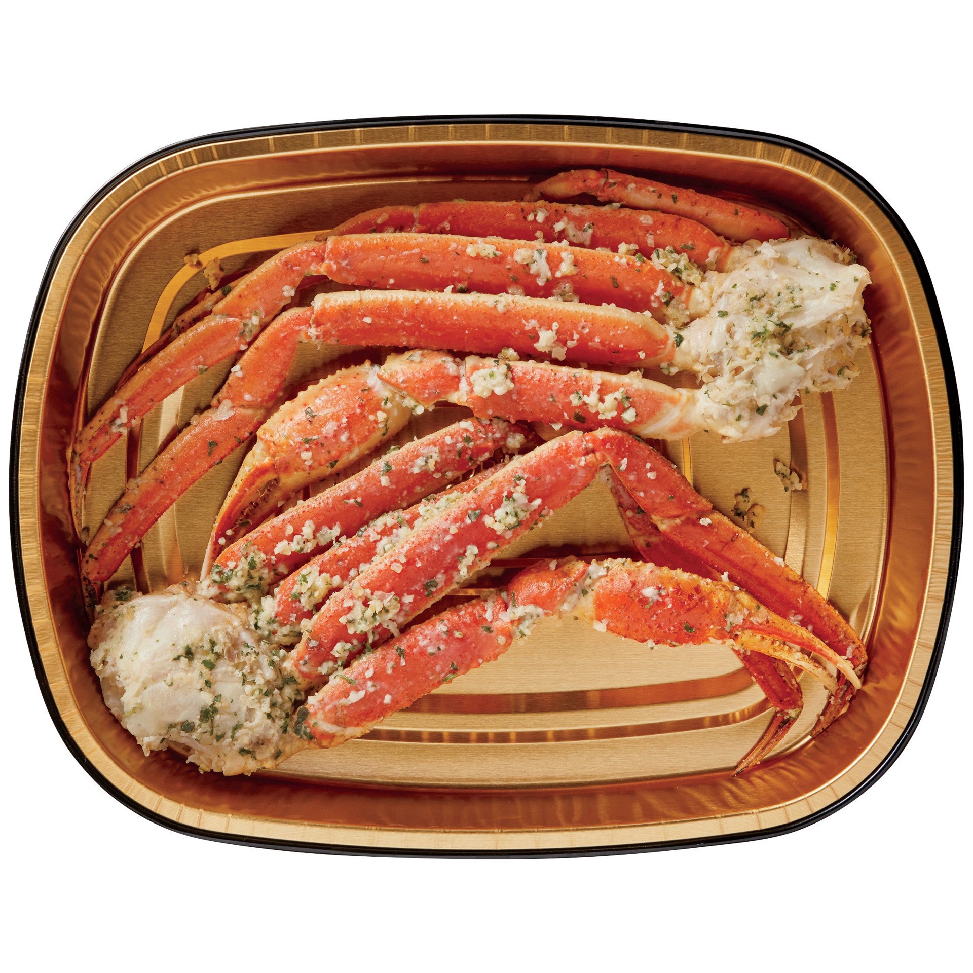 slide 1 of 1, Bayou Boil House by H-E-B Cooked Snow Crab Leg Clusters - Garlic Parmesan Butter, per lb