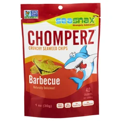 SeaSnax Chomperz Barbecue Seaweed Chips