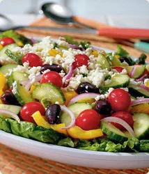Mediterranean Greek Veggie Salad