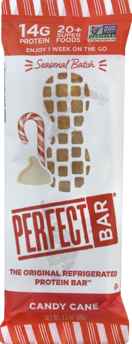 slide 8 of 13, Perfect Bar Candy Cane Protein Bar, 2.2 oz