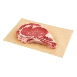 Raley's Natural Beef USDA Choice Ribeye Steak Bone In Per Pound