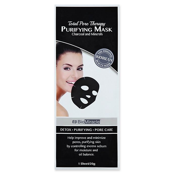 slide 1 of 2, BioMiracle Purifying Mask Detox Purifying Pore Care, 1 ct