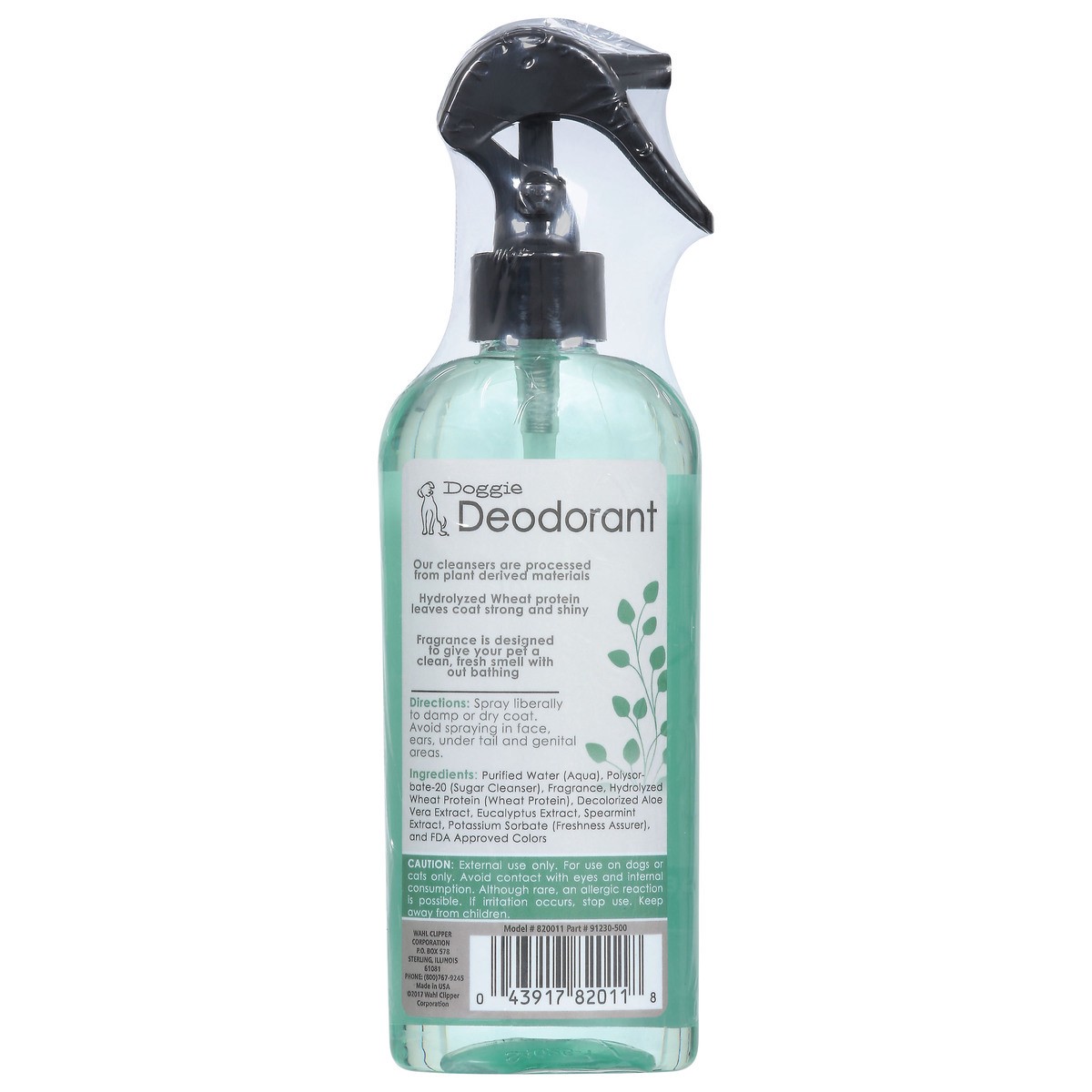 slide 11 of 13, Wahl Eucalyptus Spearmint Doggie Deodorant 8 fl oz, 8 fl oz