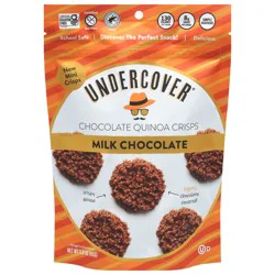 Undercover Milk Chocolate Chocolate Quinoa Crisps Mini 3.0 oz