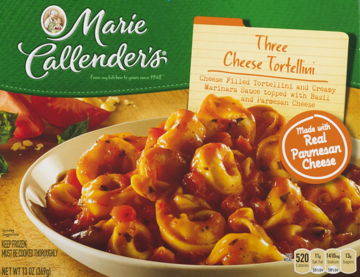 slide 8 of 9, Marie Callender's Frozen Dinner, Three Cheese Tortellini, 13 Ounce, 13 oz