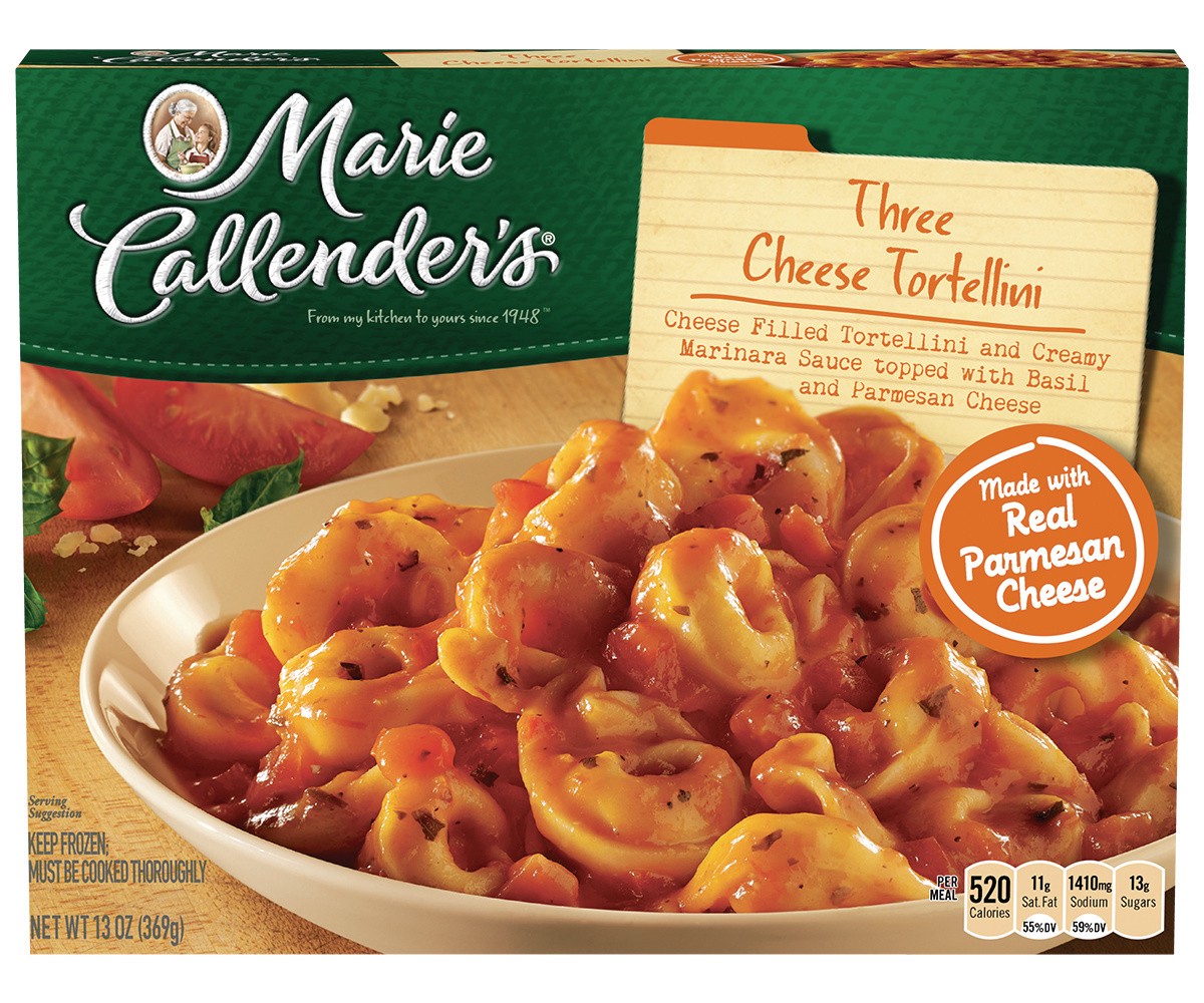 slide 1 of 9, Marie Callender's Frozen Dinner, Three Cheese Tortellini, 13 Ounce, 13 oz