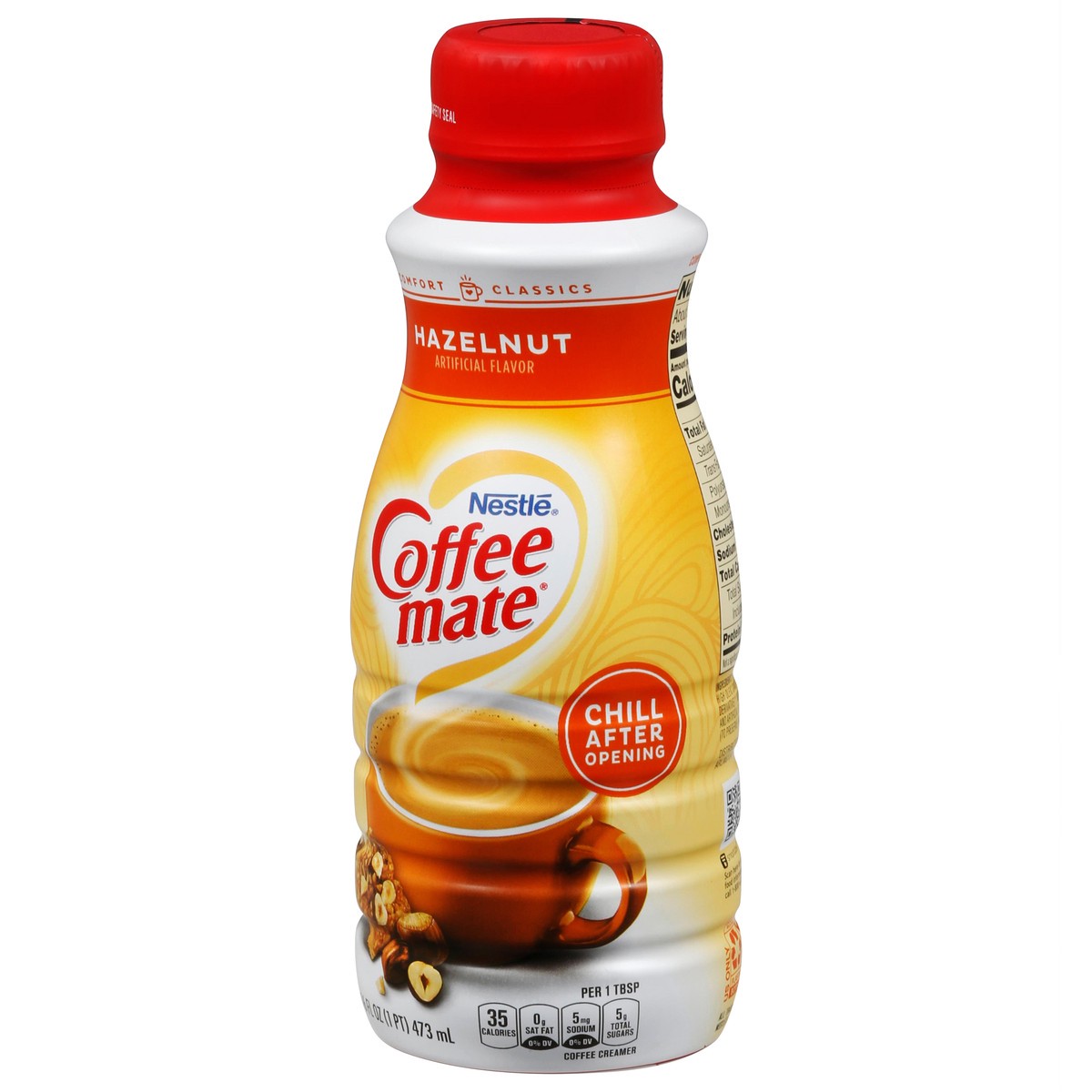 slide 8 of 9, Coffee mate Nestle Coffee mate Hazelnut Liquid Coffee Creamer, 16 oz