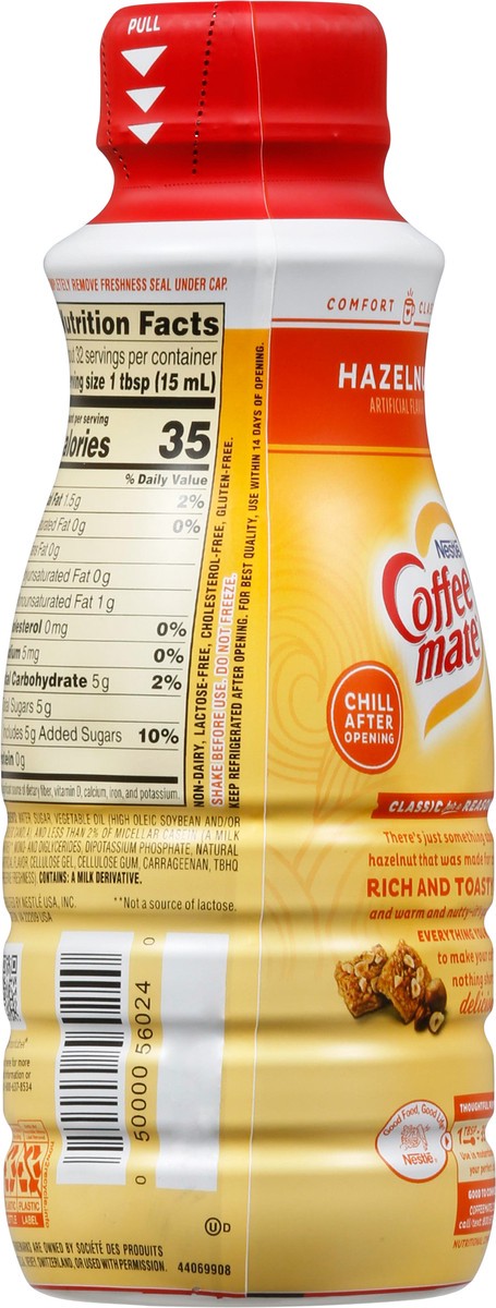 slide 6 of 9, Coffee mate Nestle Coffee mate Hazelnut Liquid Coffee Creamer, 16 oz