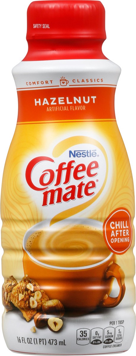 slide 7 of 9, Coffee mate Nestle Coffee mate Hazelnut Liquid Coffee Creamer, 16 oz