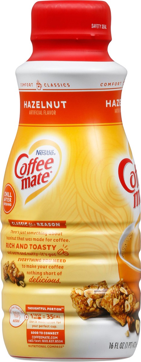 slide 3 of 9, Coffee mate Nestle Coffee mate Hazelnut Liquid Coffee Creamer, 16 oz