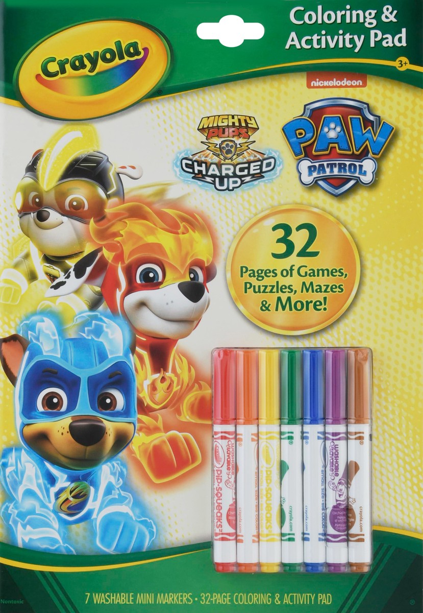 slide 6 of 9, Crayola Color & Activity Pad - PAW Patrol, 1 ct