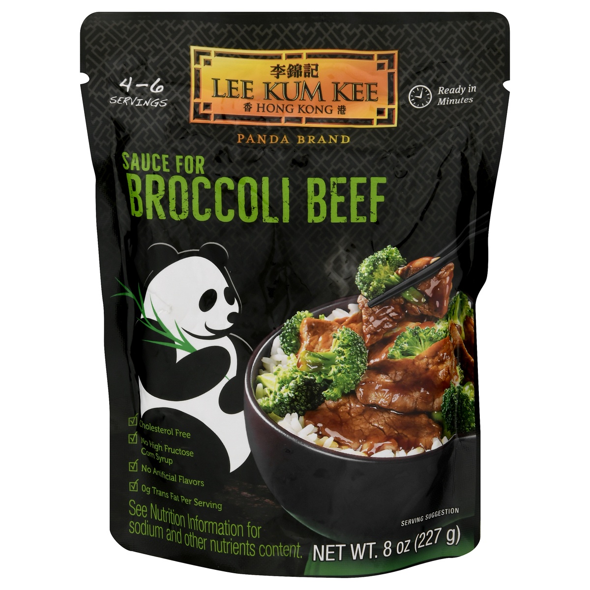 slide 1 of 1, Lee Kum Kee Panda Brand Sauce for Broccoli Beef 8 oz, 8 oz