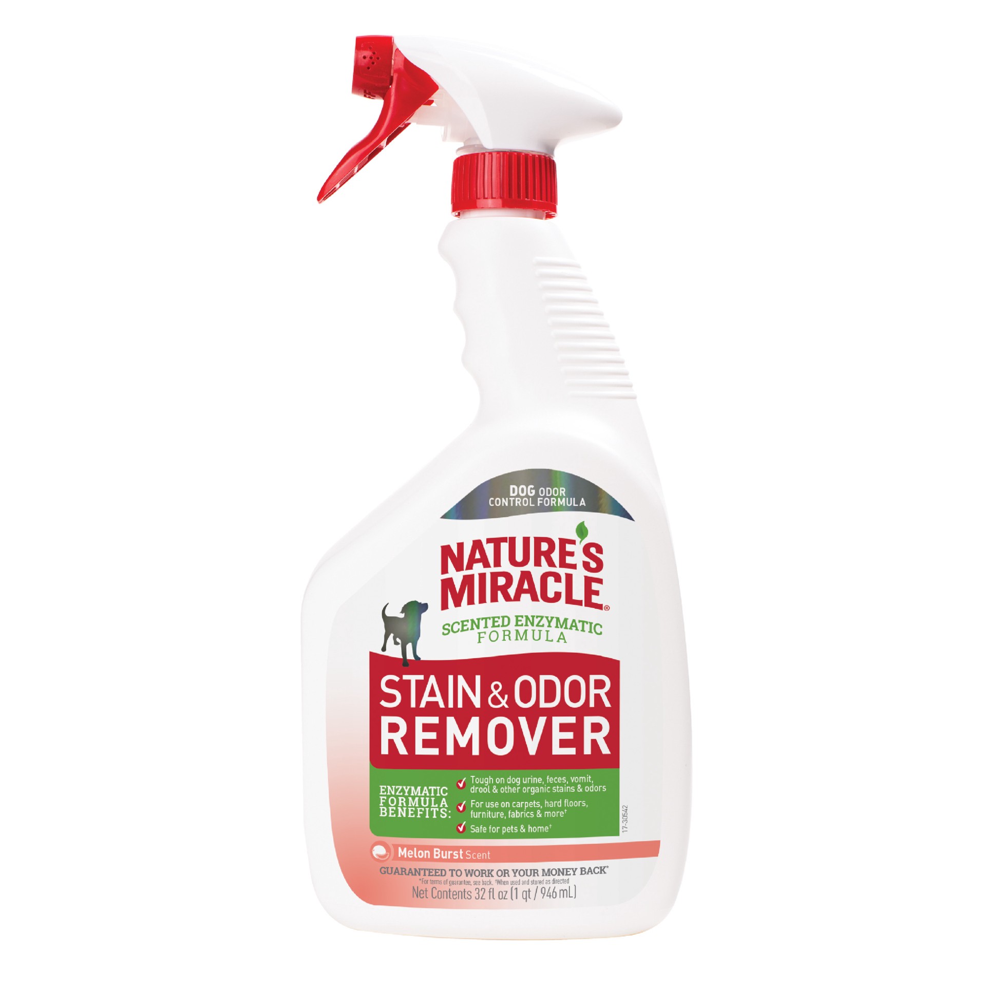 slide 1 of 9, Nature's Miracle Melon Scented Stain & Odor Remover, 32 fl oz