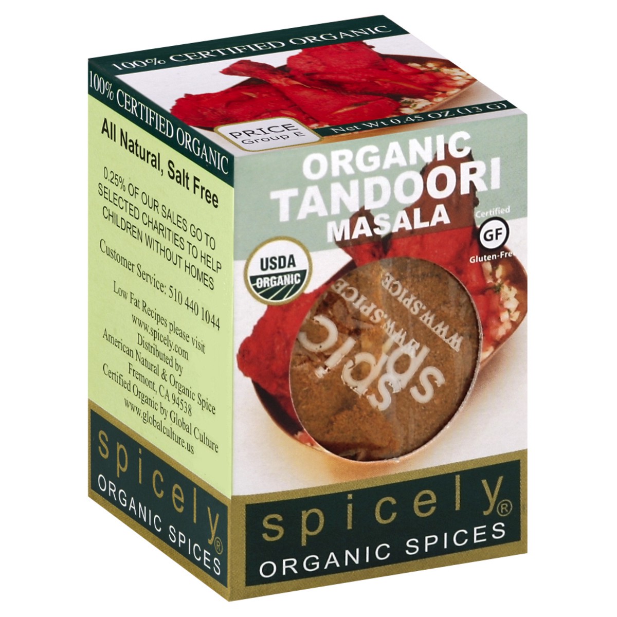 slide 3 of 4, Spicely Organic Spices Tandoori Masala 0.45 oz, 0.45 oz